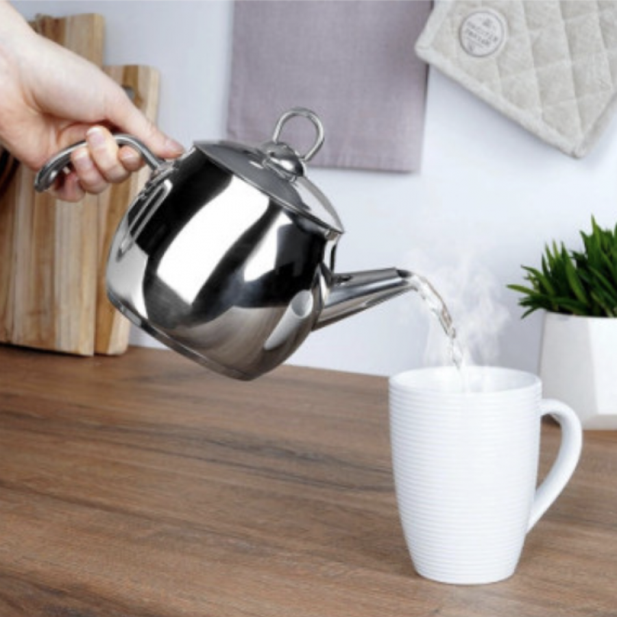 Ny rostfri vattenkokare ANETT 1,2 L – passar induktion